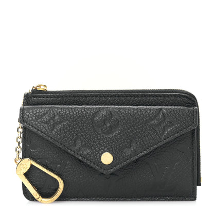Louis Vuitton Empreinte Recto Verso Card Holder Black 1 of 8