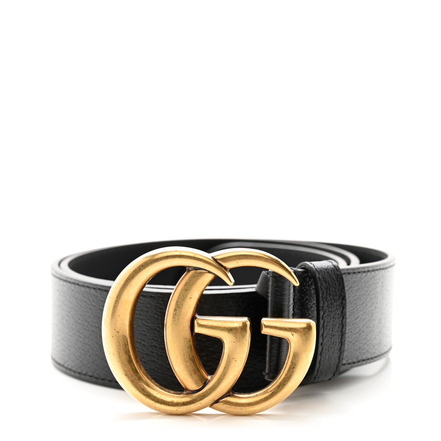 Textured Calfskin Double G 40mm Belt 90 36 Black