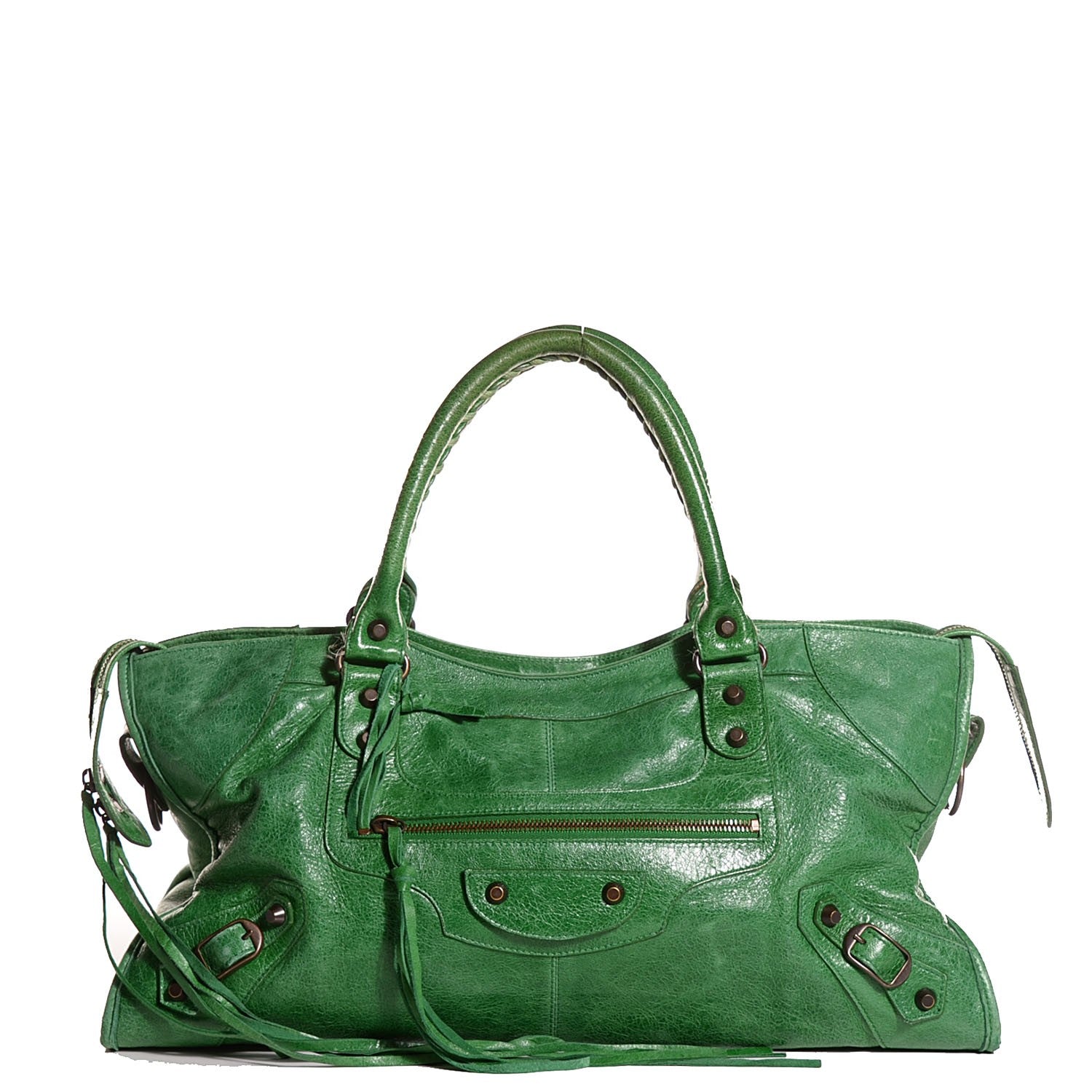 Balenciaga Chevre Classic Hardware Part Time Vert Gazon 1 of 16