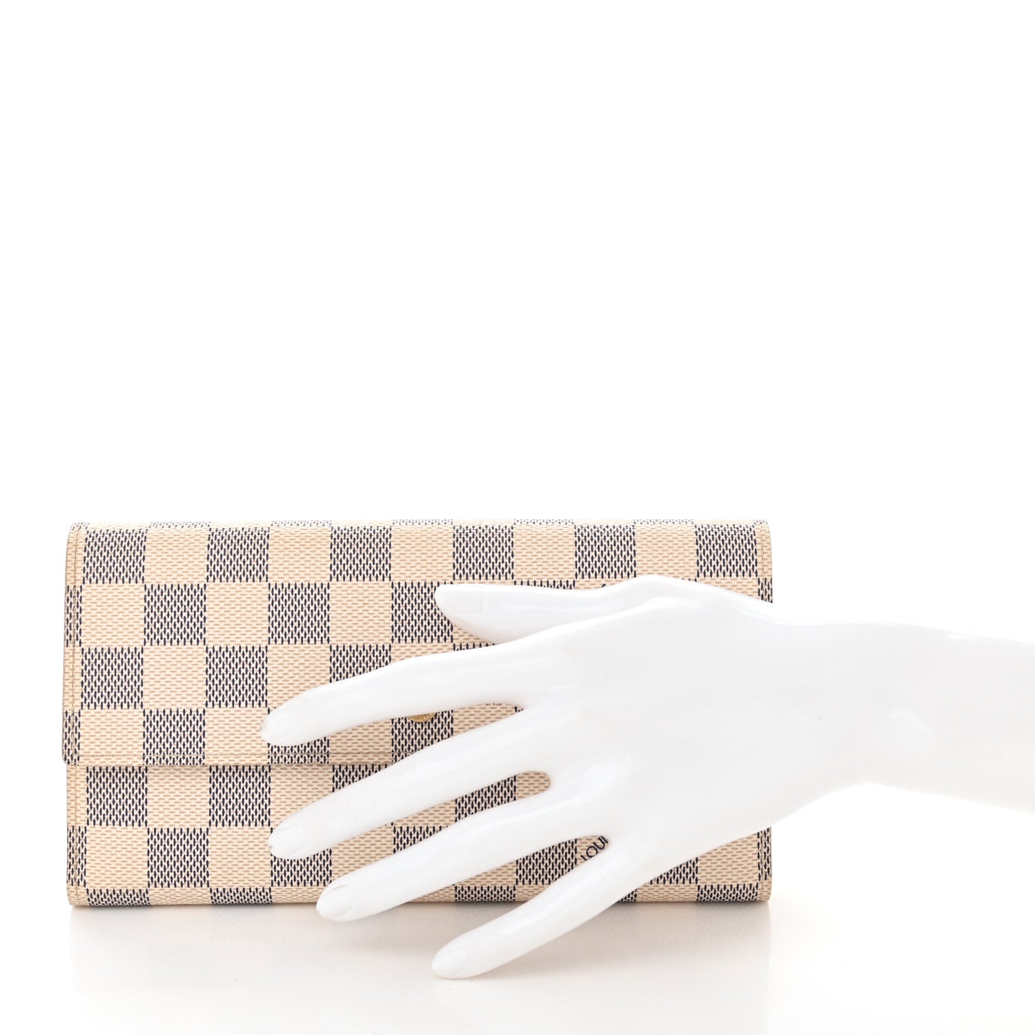 Louis Vuitton LOUIS VUITTON Damier Azur Porte Tresor International Wallet 2 of 13
