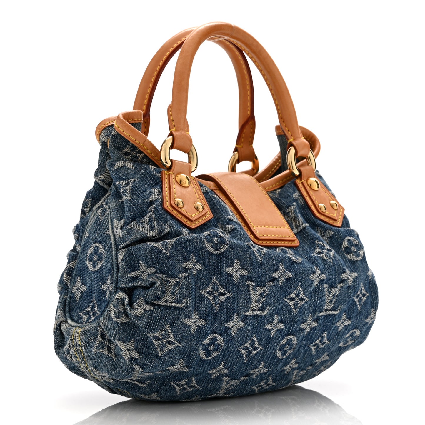Monogram Denim Pleaty Blue