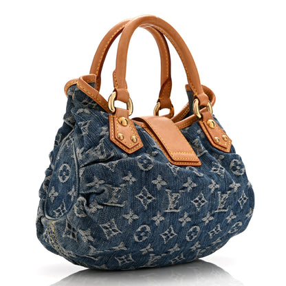 Louis Vuitton Monogram Denim Pleaty Blue 3 of 10