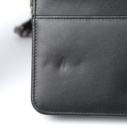 Chanel Caviar Quilted Boy Wallet On Chain WOC Black 12 of 16