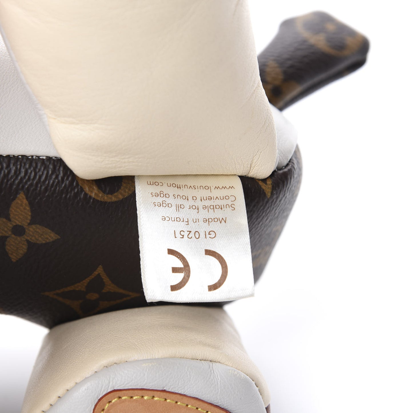 Calfskin Monogram Doudou Oscar Dog Beige