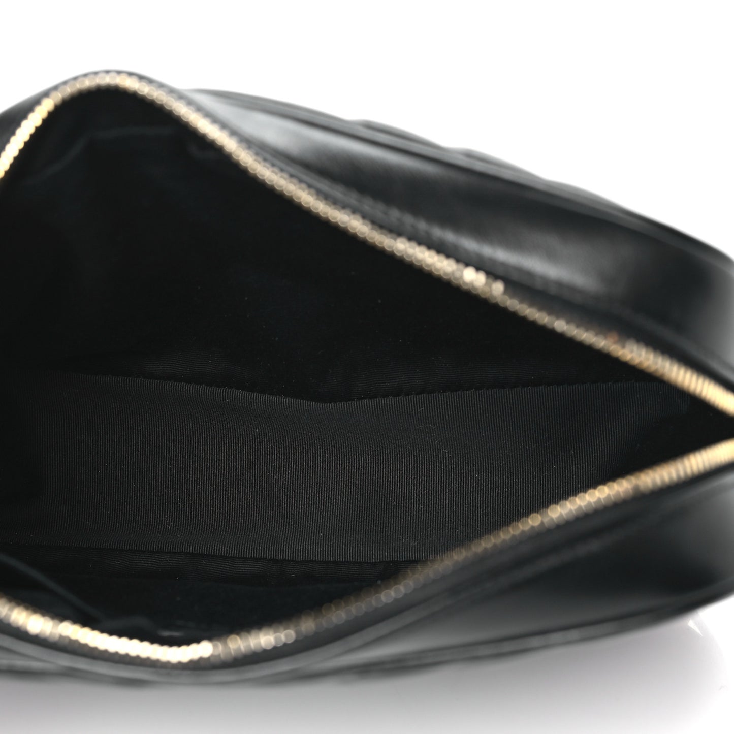 Calfskin Matelasse Monogram Lou Camera Bag Black