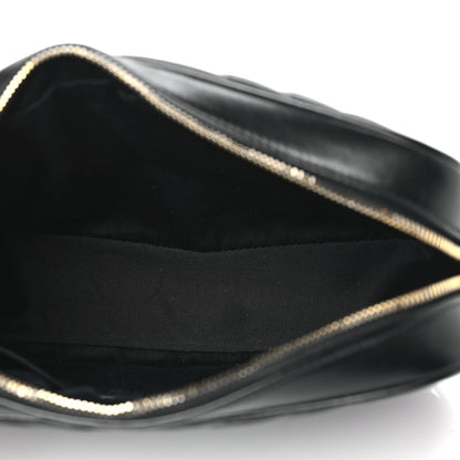 Saint Laurent Calfskin Matelasse Monogram Lou Camera Bag Black 5 of 10