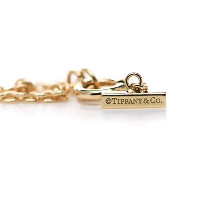 Tiffany 18K Yellow Gold Diamond Mini T Smile Bracelet 5 of 6