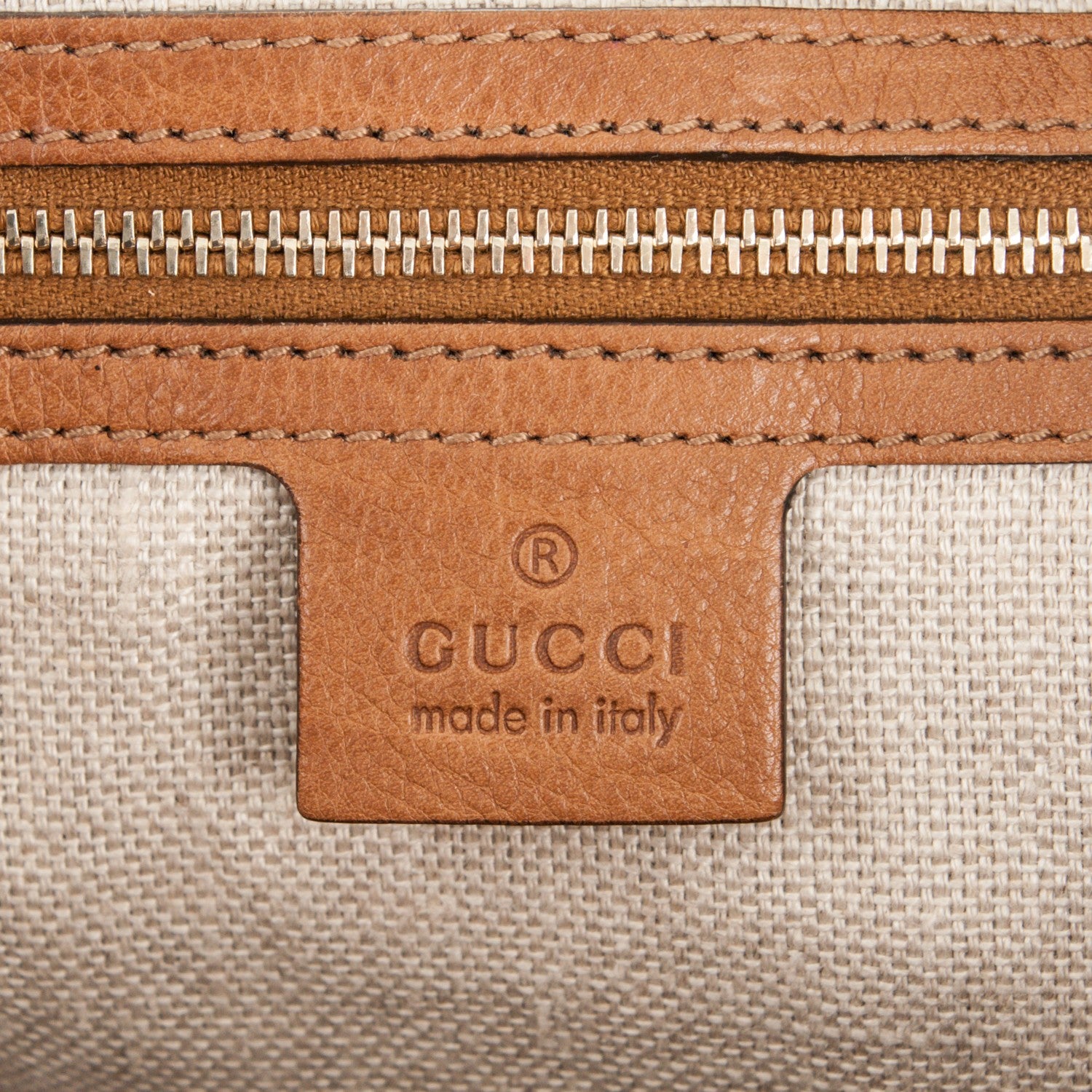 Gucci Pebbled Calfskin Medium Marrakech Shoulder Bag Camel 7 of 7