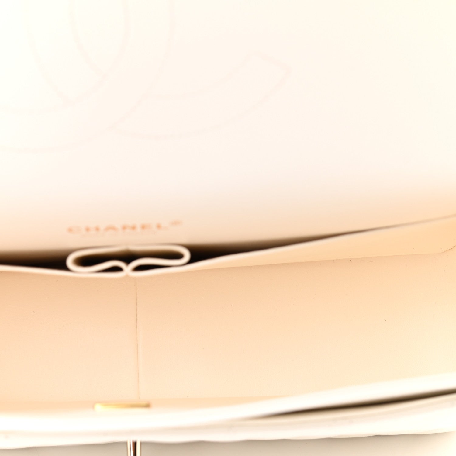 Chanel Caviar Quilted Maxi Double Flap White 5 of 10