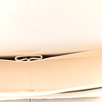 Chanel Caviar Quilted Maxi Double Flap White 5 of 10