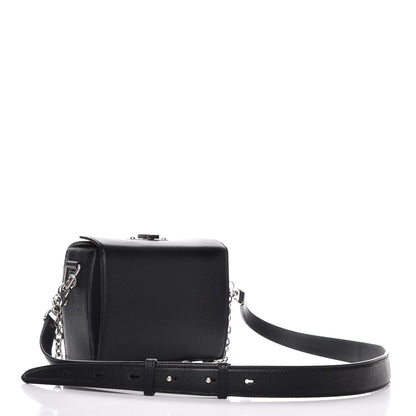 Alexander McQueen Fine Grain Goatskin Box Shoulder Bag 19 Black 3 of 8