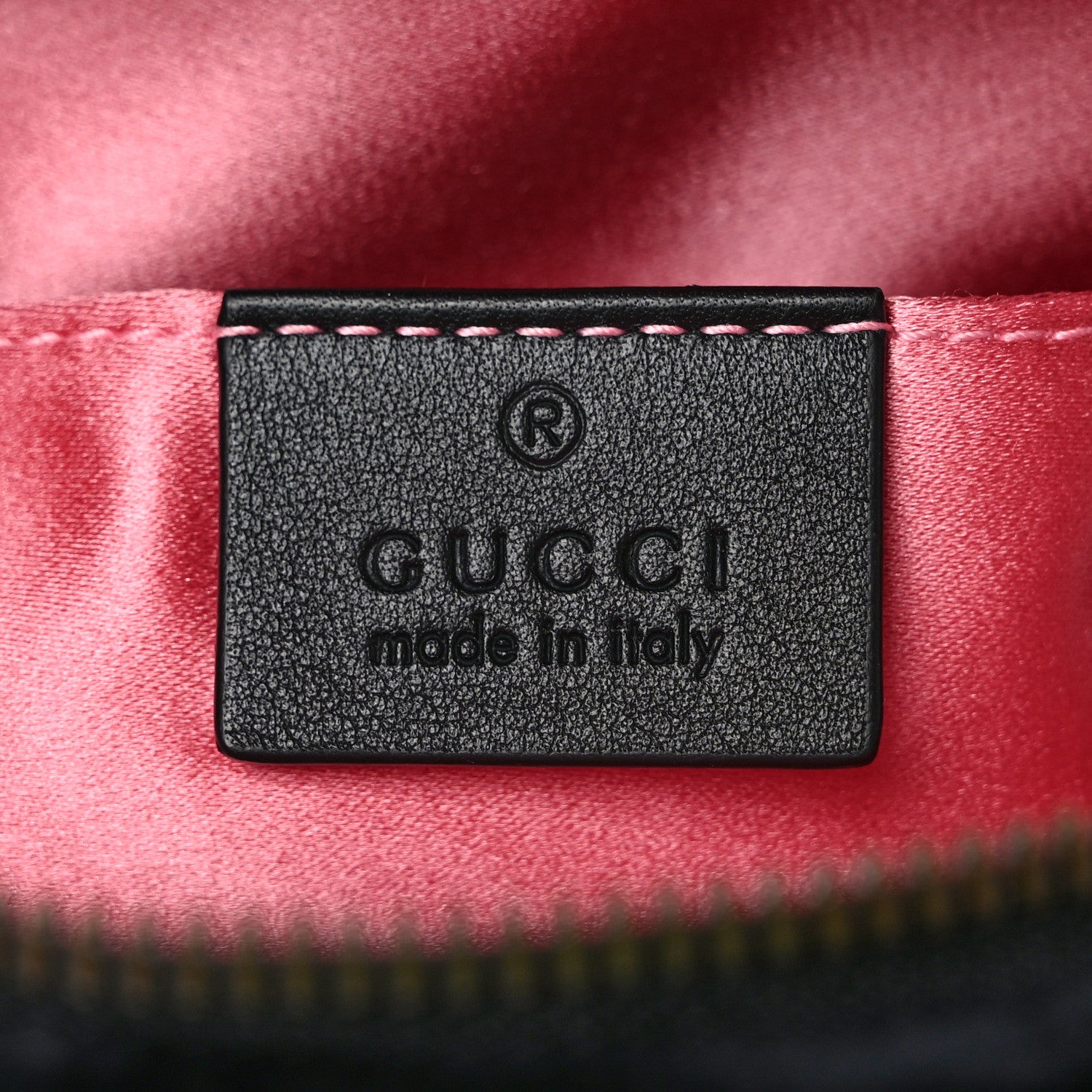 Gucci Velvet Matelasse GG Marmont Belt Bag 75 30 Black 6 of 12