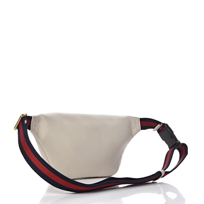 Gucci Grained Calfskin Small Logo Belt Bag White 3 of 10