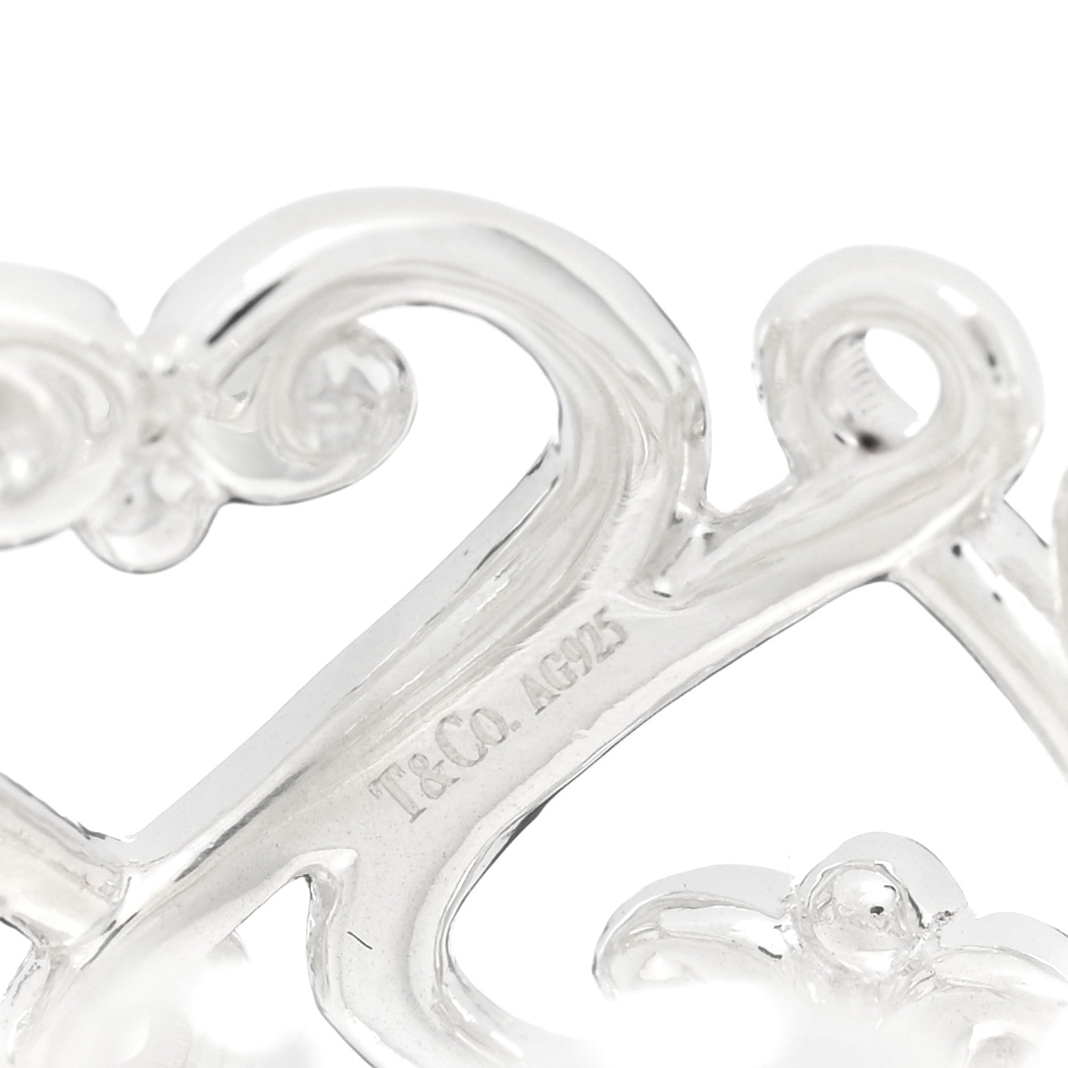 Tiffany Sterling Silver Paloma Picasso Venezia Goldoni Band Ring 52 6 4 of 4