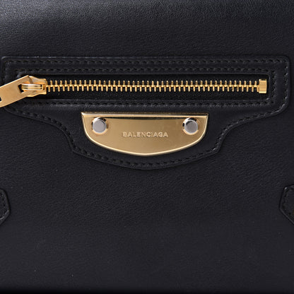 Balenciaga Veau Amp Plate Gold Chain Wallet Black 8 of 11