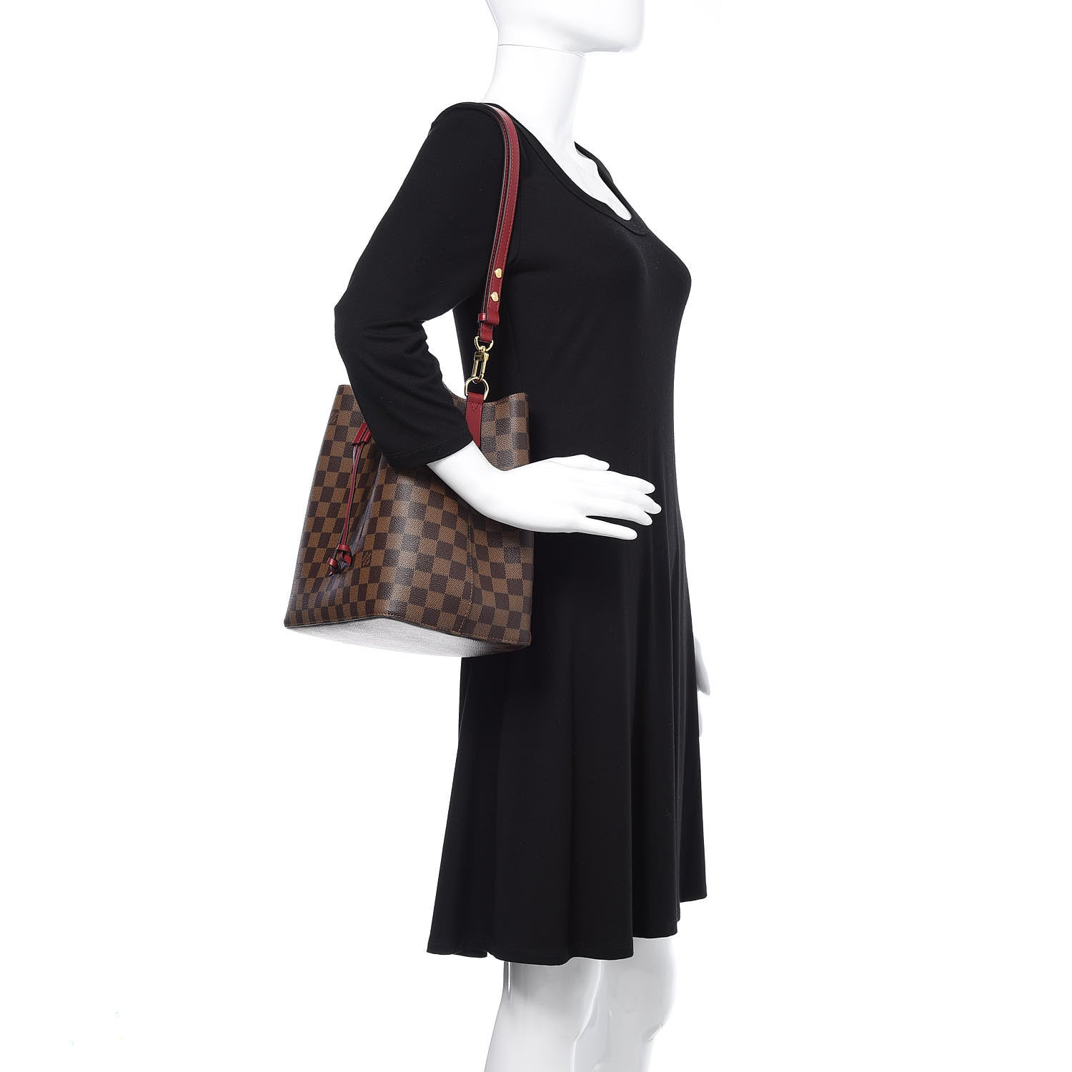 Louis Vuitton Damier Ebene Neonoe MM Cherry Berry 2 of 9