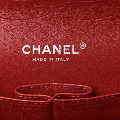 Chanel Patent Quilted Jumbo Double Flap Red 5 of 9