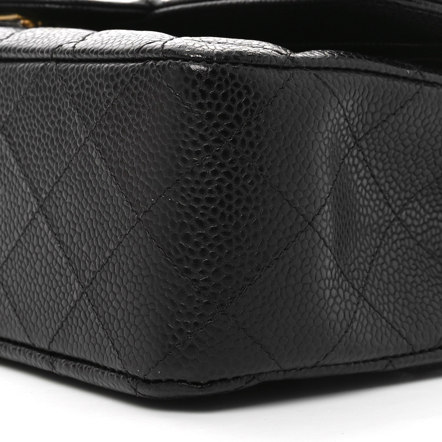 Chanel Caviar Quilted Medium Double Flap Black 10 of 11