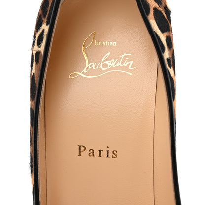 Christian Louboutin Pony Madagascar Kid Kate 100 Pumps 40 Brown Black 8 of 9