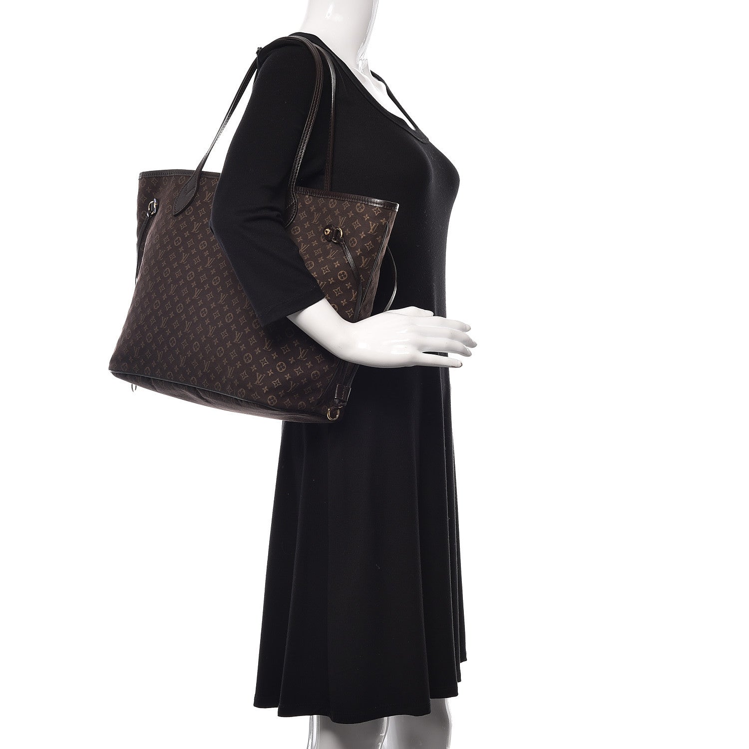 Louis Vuitton Monogram Idylle Neverfull MM Fusain 2 of 12