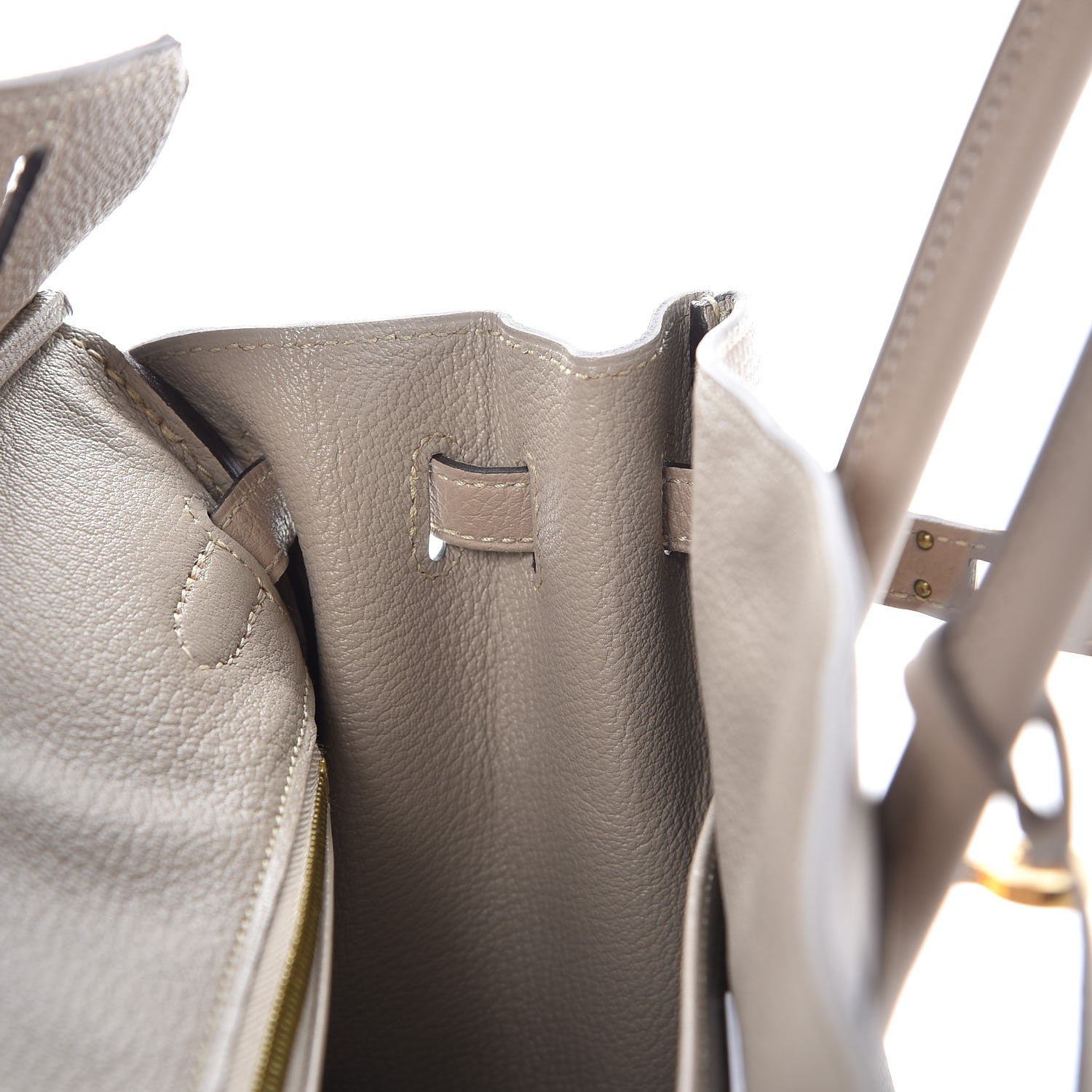 Hermes Togo Birkin 25 Gris Tourterelle 24 of 36