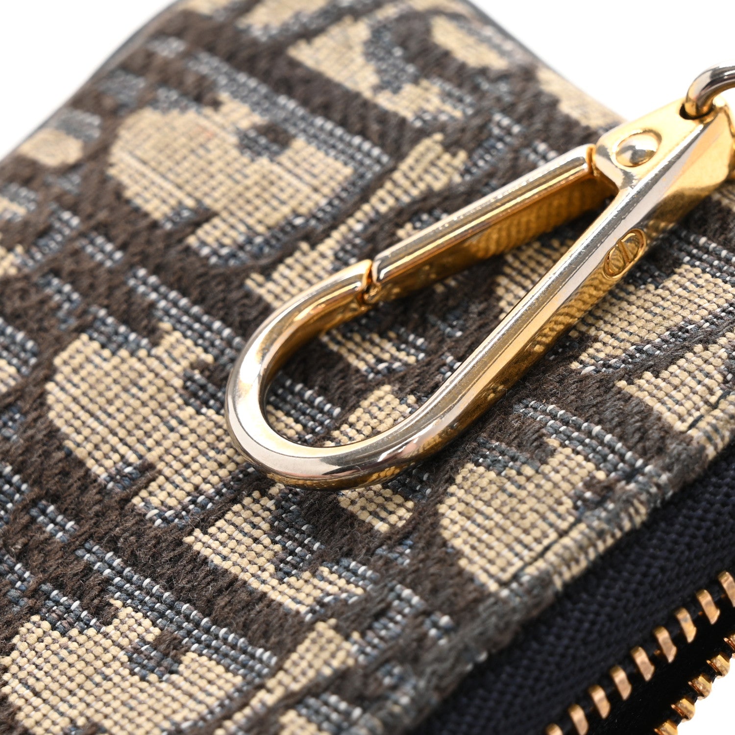 Christian Dior Oblique Key Case Blue 8 of 9