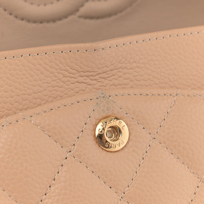 Chanel Caviar Quilted Small Double Flap Beige 11 of 13