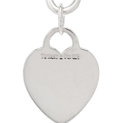 Tiffany Sterling Silver Heart Tag Charm Bracelet 3 of 4