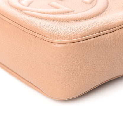 Gucci Pebbled Calfskin Small Soho Disco Bag Rose Beige 9 of 10