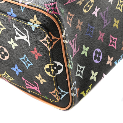 Louis Vuitton Monogram Multicolor Fringe Speedy 25 Black 8 of 9
