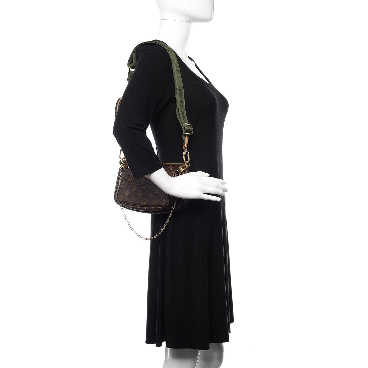 Monogram Multi Pochette Accessories Kaki
