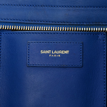 Saint Laurent Calfskin Small Classic Y Cabas Royal Blue 6 of 18