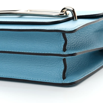 Hermes Evercolor Mini Sac Roulis Bleu Du Nord 10 of 11
