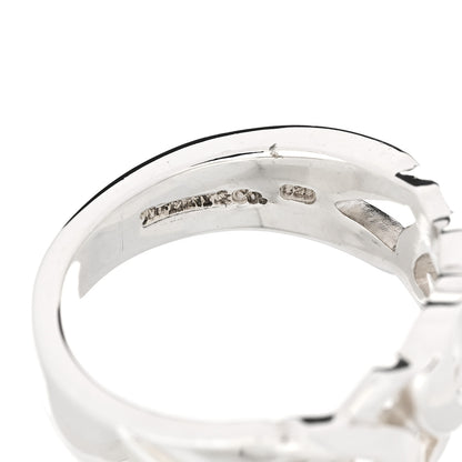 Tiffany Sterling Silver Paloma Picasso Loving Hearts Ring 54 7 4 of 6