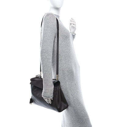 Balenciaga Natural Smooth Calfskin Medium Rodeo Top Handle Handbag Espresso 2 of 9