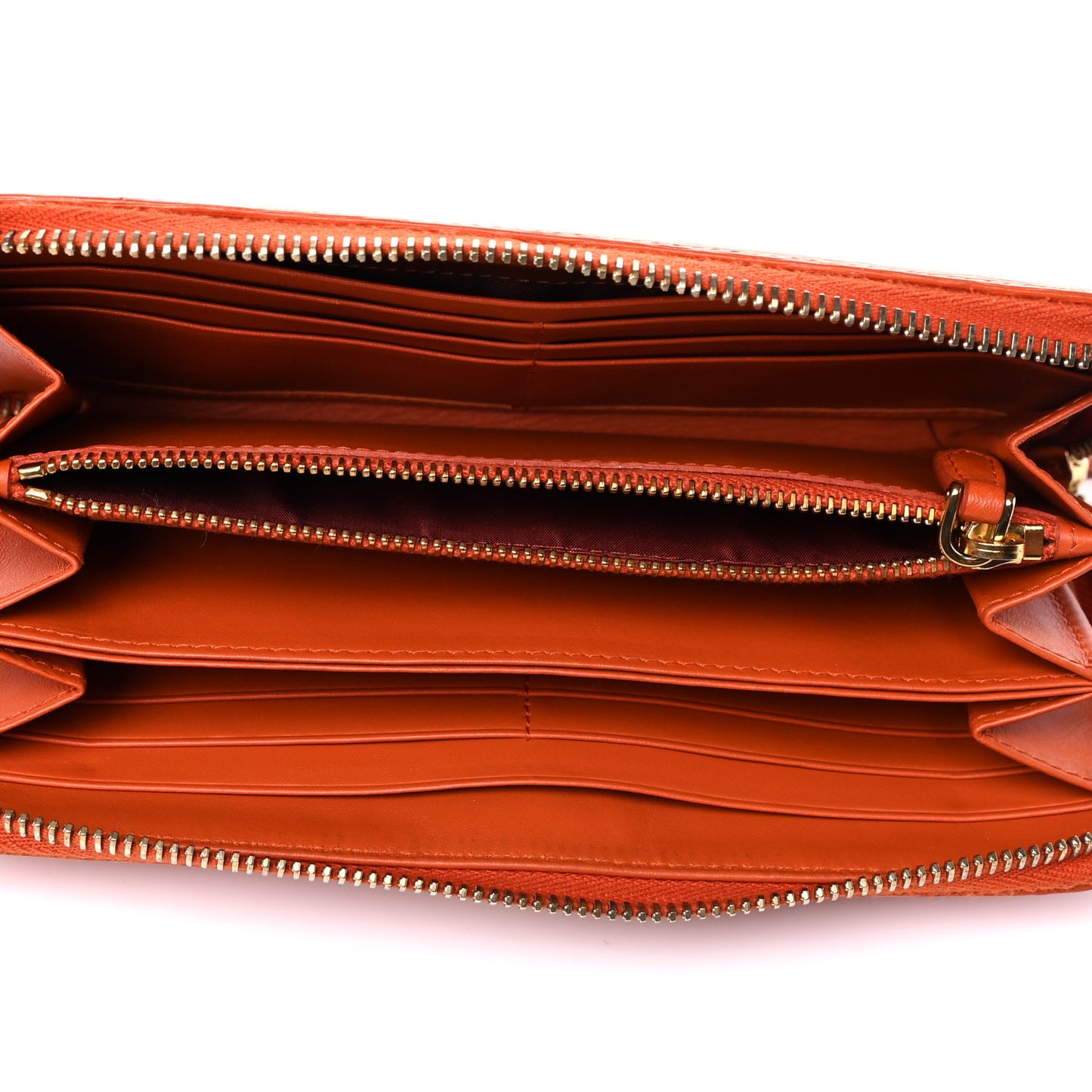 Vitello Move Zip Around Wallet Papaya