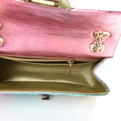 Chanel Metallic Goatskin Quilted Mini 2.55 Reissue Flap Multicolor 4 of 10