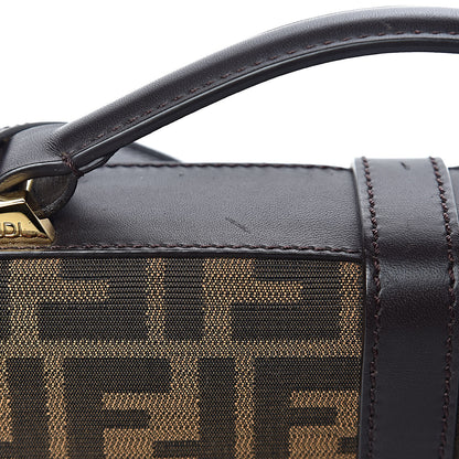 Fendi Zucca Vitello Classico No.1 Satchel Tobacco Moro 11 of 15