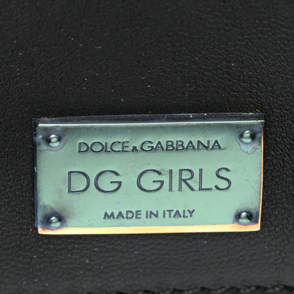 Dolce & Gabbana Metallic Nappa Mini DG Girls Shoulder Bag Silver 6 of 12