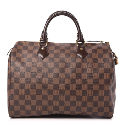 Louis Vuitton Damier Ebene Speedy 30 1 of 10