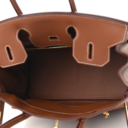 Hermes Togo Birkin 30 Gold 4 of 9