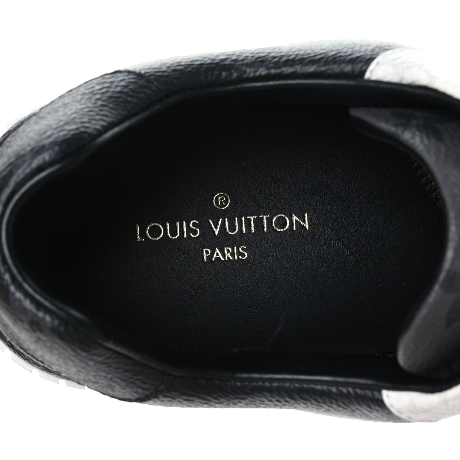 Louis Vuitton Calfskin Monogram Mens Run Away Sneakers 7 Gray 7 of 8