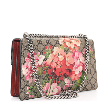 Gucci GG Supreme Monogram Blooms Small Dionysus Shoulder Bag Beige Multicolor Dry Rose 3 of 11