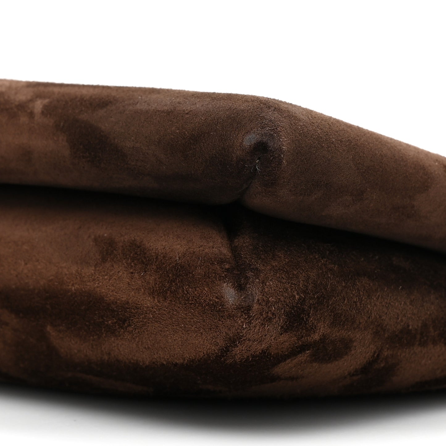 Suede Calfskin Mini Nu Twin Bag Mocha