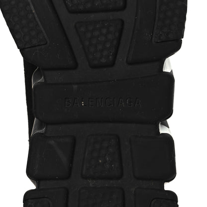 Balenciaga Neoprene Knit Womens Speed Graffiti Sneakers 38 Black White 6 of 8
