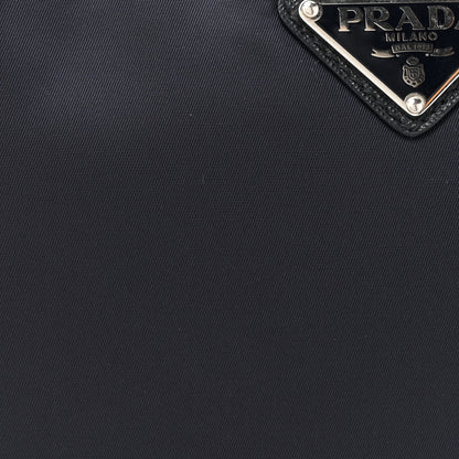 Prada Tessuto Nylon Saffiano Pocket Zippered Shoulder Bag Navy 7 of 9