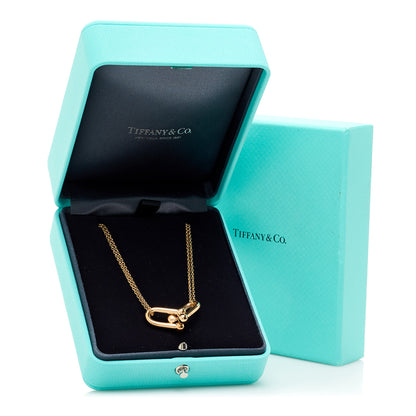 Tiffany 18K Rose Gold HardWear Double Link Pendant Necklace 6 of 6