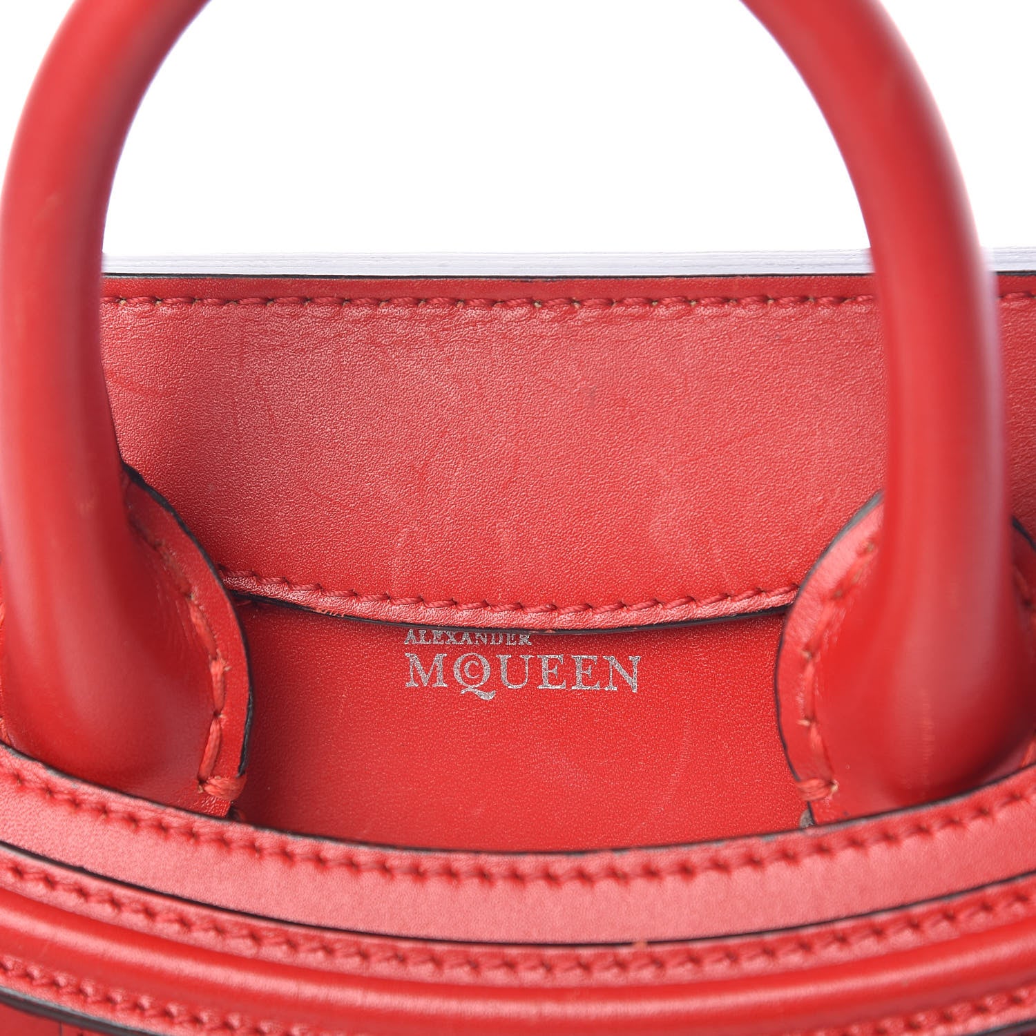 Alexander McQueen Calfskin Mini Heroine Scarlet 25 of 25