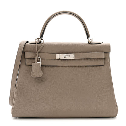 Hermes Togo Kelly Retourne 32 Gris Asphalte 1 of 18