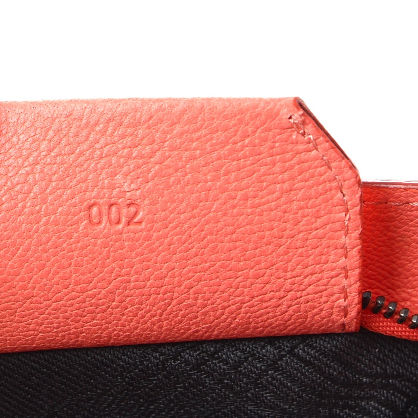 Lambskin PS1 Pouch Messenger Neon Coral
